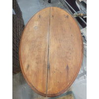 Split Wood Side Table (AS IS)