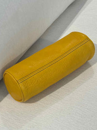 Prada Leather Yellow Make Up Purse