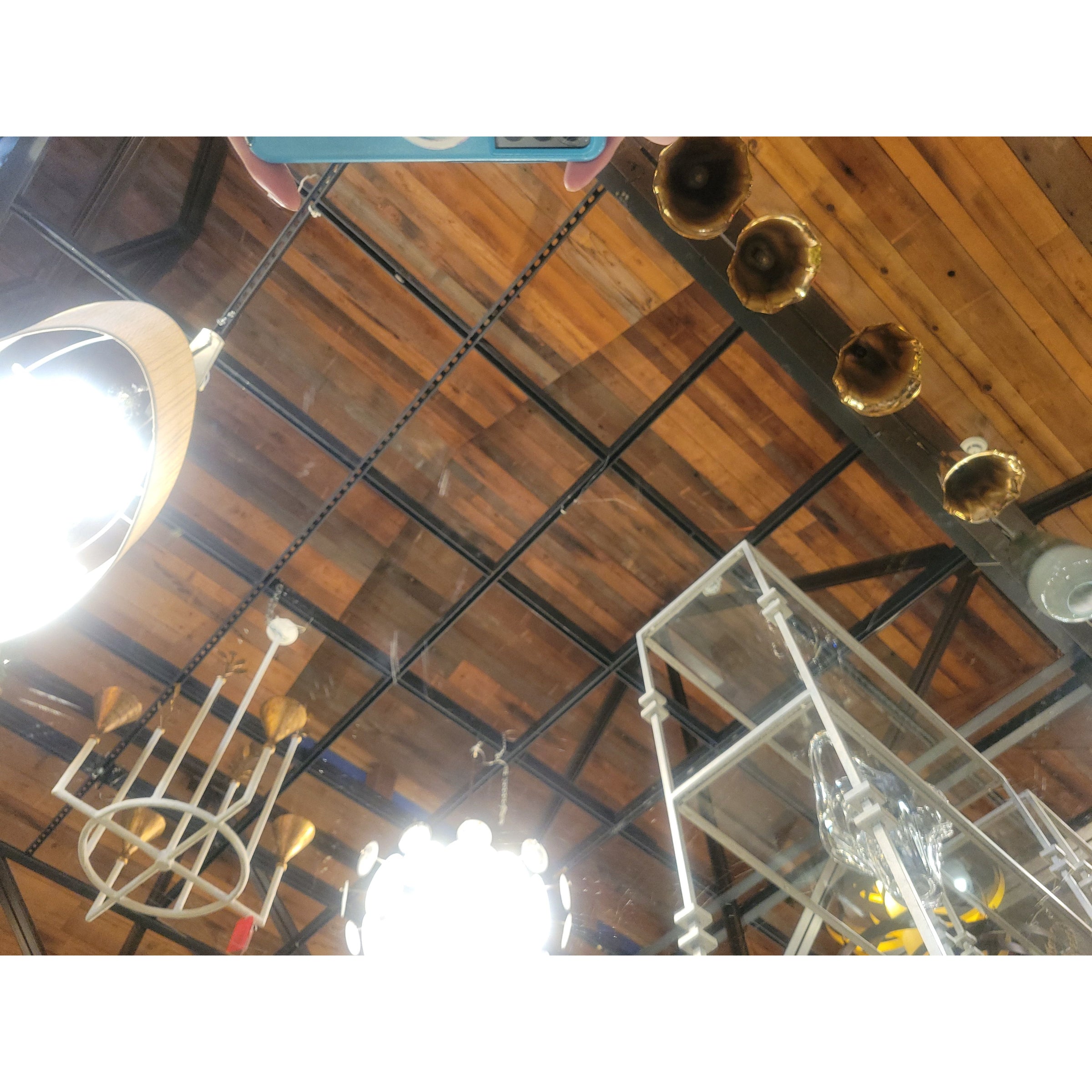 Polished Steel Bar Cart w/ Mirror Glass Shelves Attrib. to Moniker (As Is)