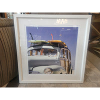 Framed Beach Ride Giclee Photography Print by Trowbridge Gallery London - AS IS