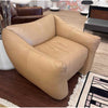 Tuscan Leather Camel Club Chair 40"Lx36"Dx29"H