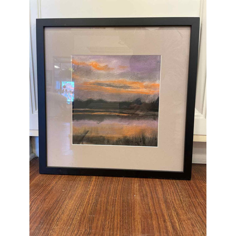 Purple Sunset Print in Frame - colletteconsignment.com