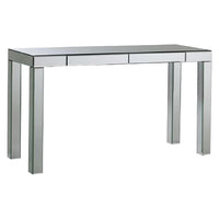 'Parsons' Mirrored Console Table w/ 2 Drawers