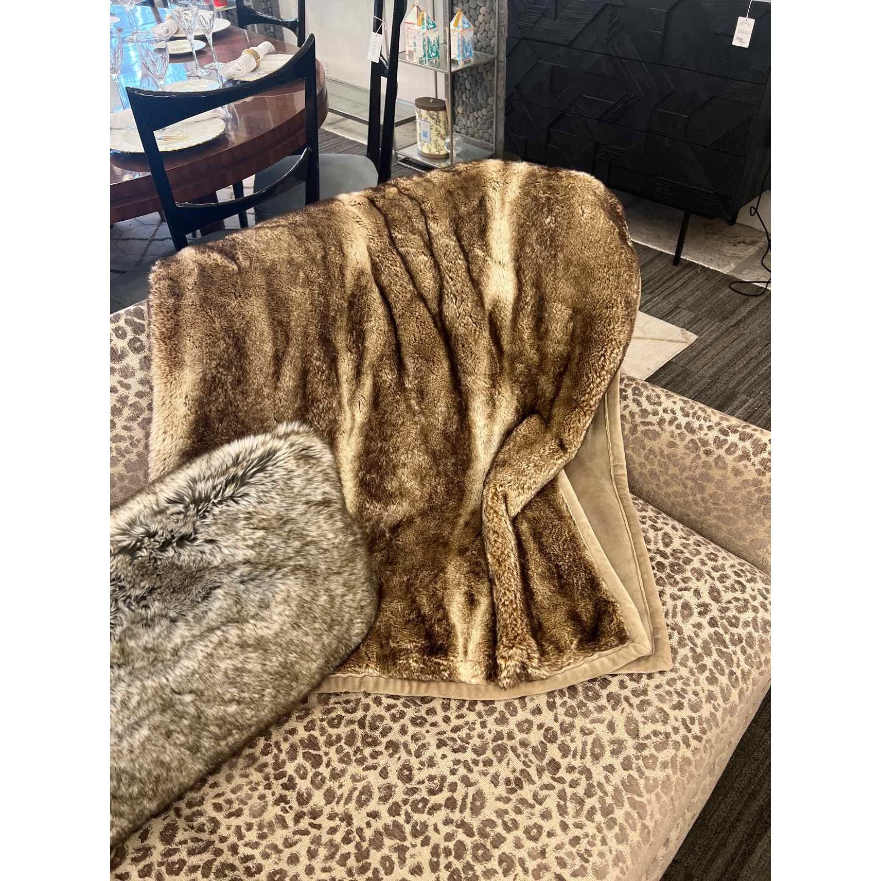 Faux Fur Decorative Blanket