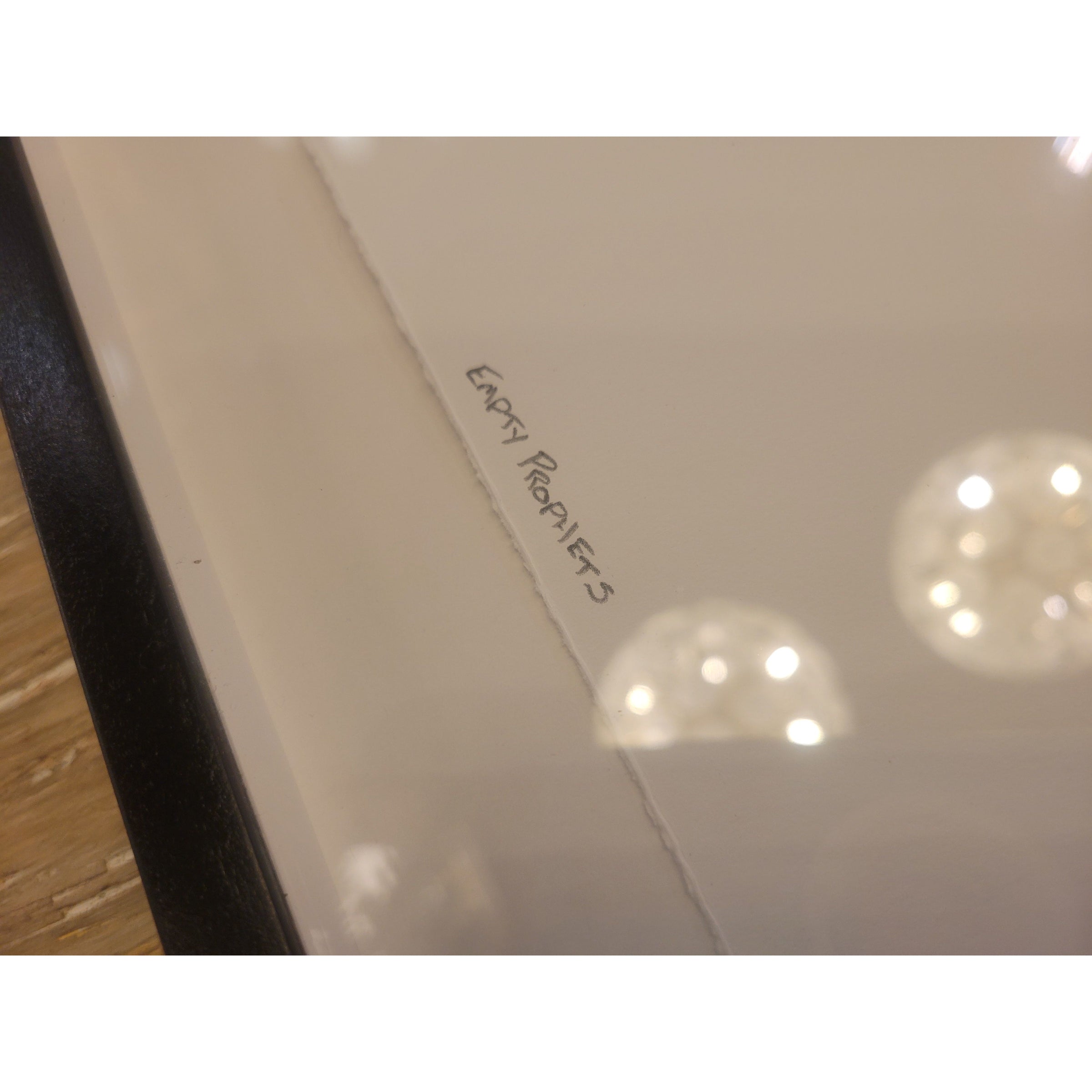 "Empty Prophets" Art by Chad Fonfara in Black Frame