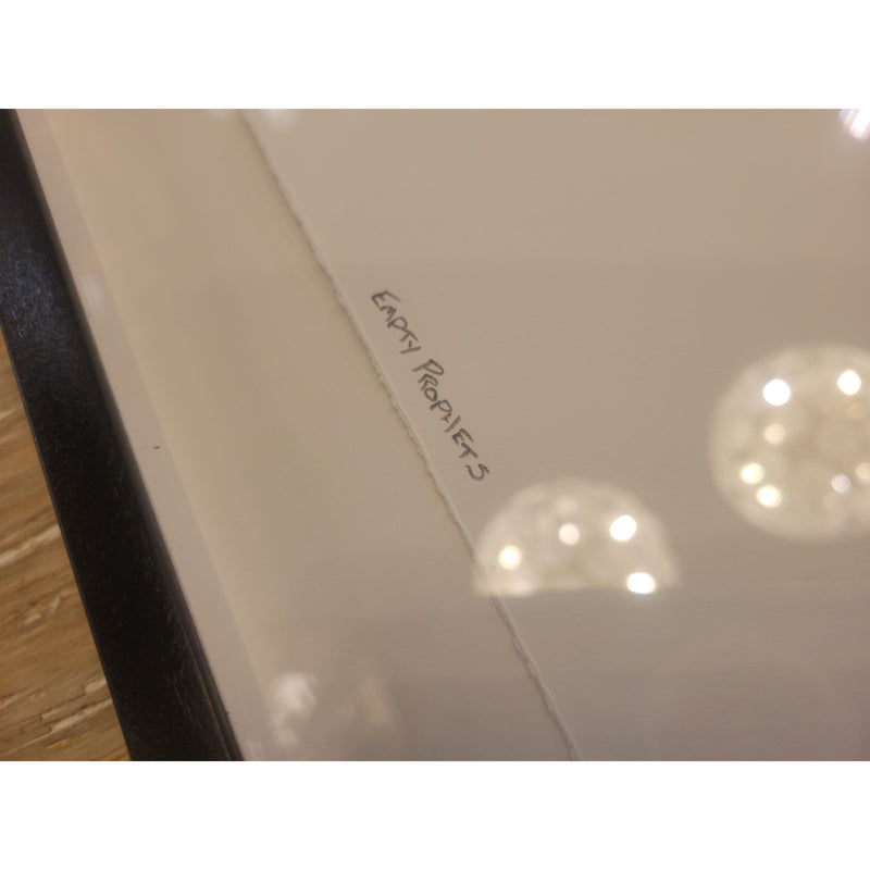 "Empty Prophets" Art by Chad Fonfara in Black Frame