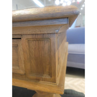 6-Drawer Oak Partners Desk w/ Key by RH