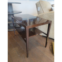 PAIR of Mid-Century Wood 1-Drawer Side Tables (AS IS)