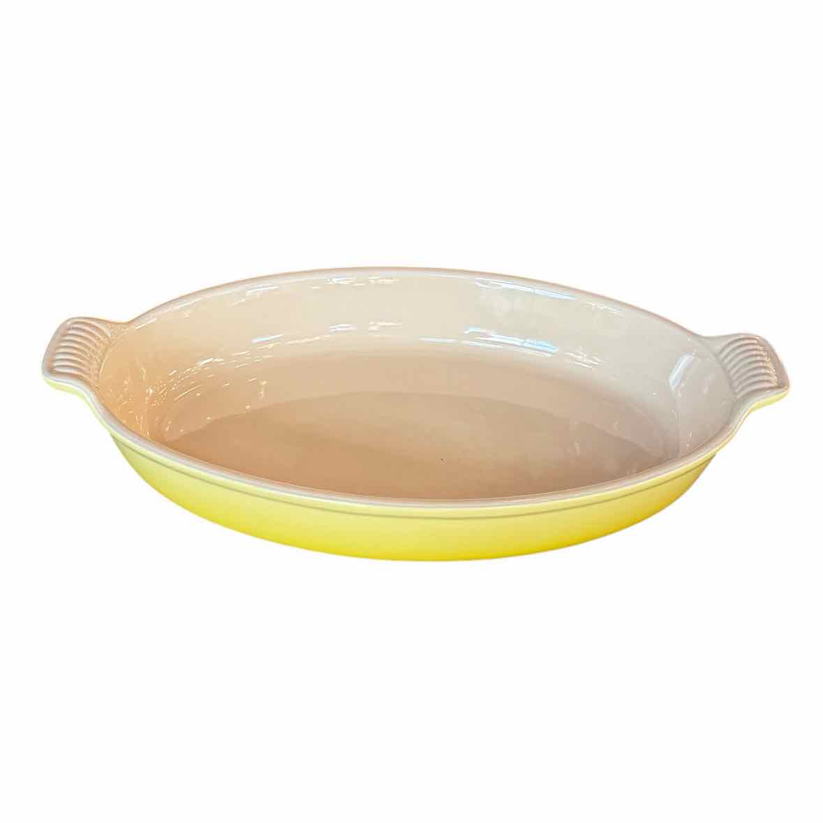 Le Creuset Yellow Oval Dish