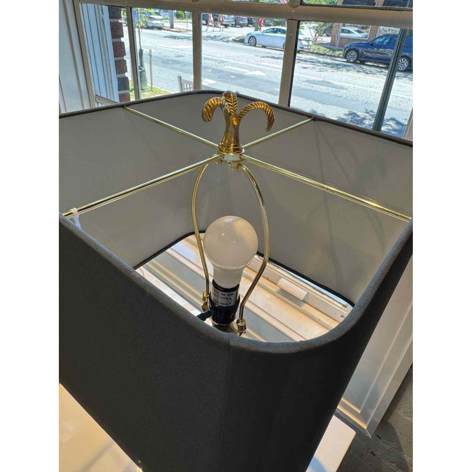 Jonathan Adler Cheval Brass/Marble Table Lamp