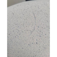 4-ft Roman Stone Finish Clover Coffee Table - AS IS