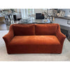 The Lenox, Mohair Spice Sofa, 75"Lx37"Dx33"H