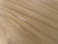Stead Blonde Wood Fluted Console Table - Natural Oak Finish
