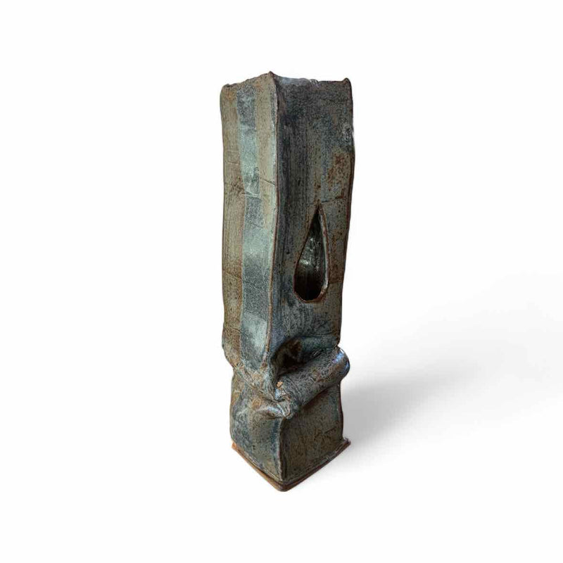 Ikebana Green Tower Sculptural Vase