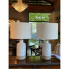 White Pair of Table Lamps