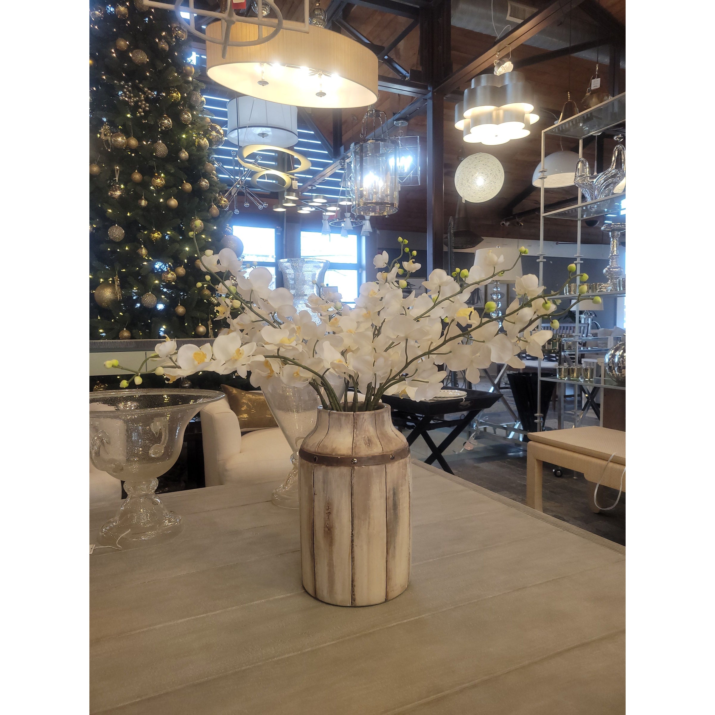 Decorative Barrel Vase