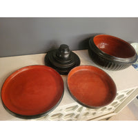 Antique Burmese Lacquer Monk Bowl Set (As Is)