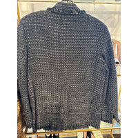 Women's Akris Size 12 Black Woven Blazer