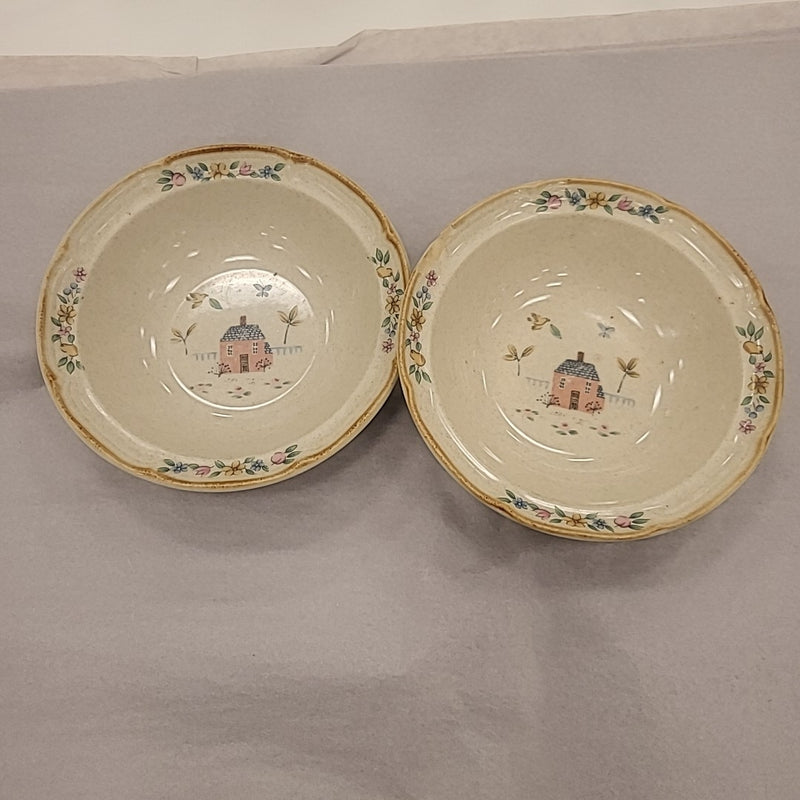 Pair of Homestead Stoneware Bowls
