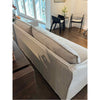 Custom Slipcover Sofa in Belgian Linen Alder 100"Wx38"Dx34"H