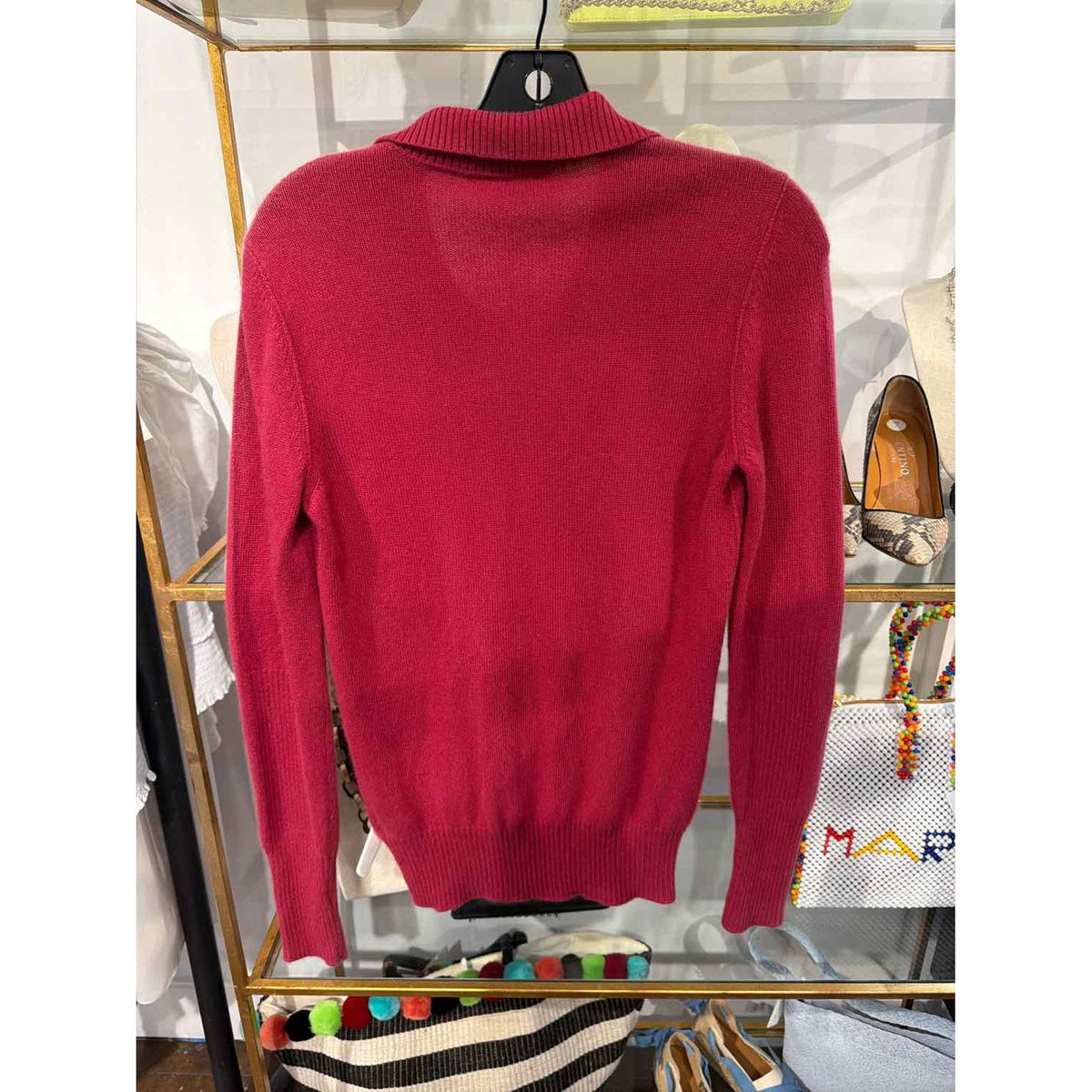 Loro Piana Size 42 Burgundy Sweater