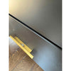 Black Metal & Brass 6-Drawer Dresser