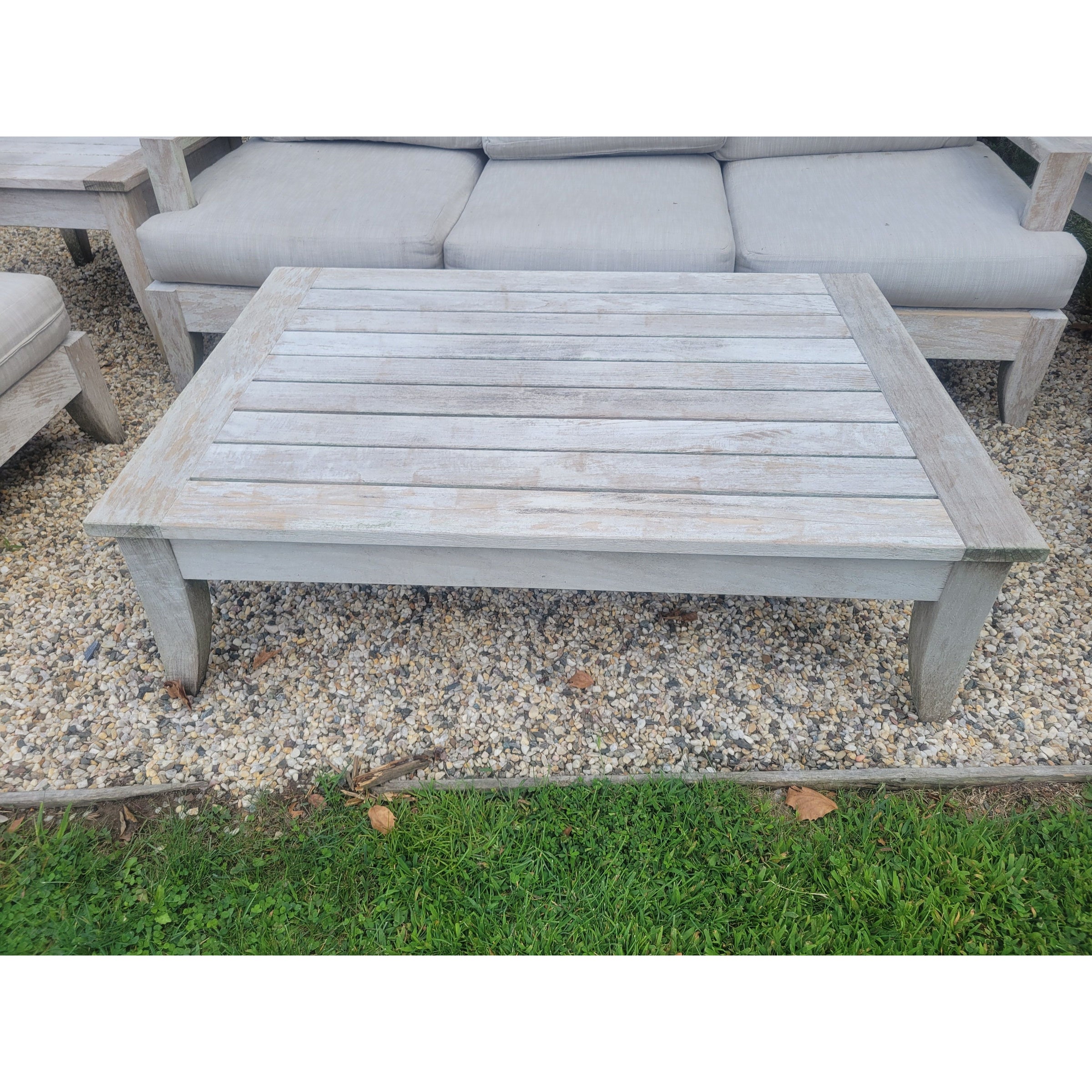 'Santa Barbara' Weathered Teak Coffee Table by RH