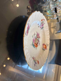 Antique 18th Century Meissen Porcelain Plate w/Deutsche Blumen Flowers
