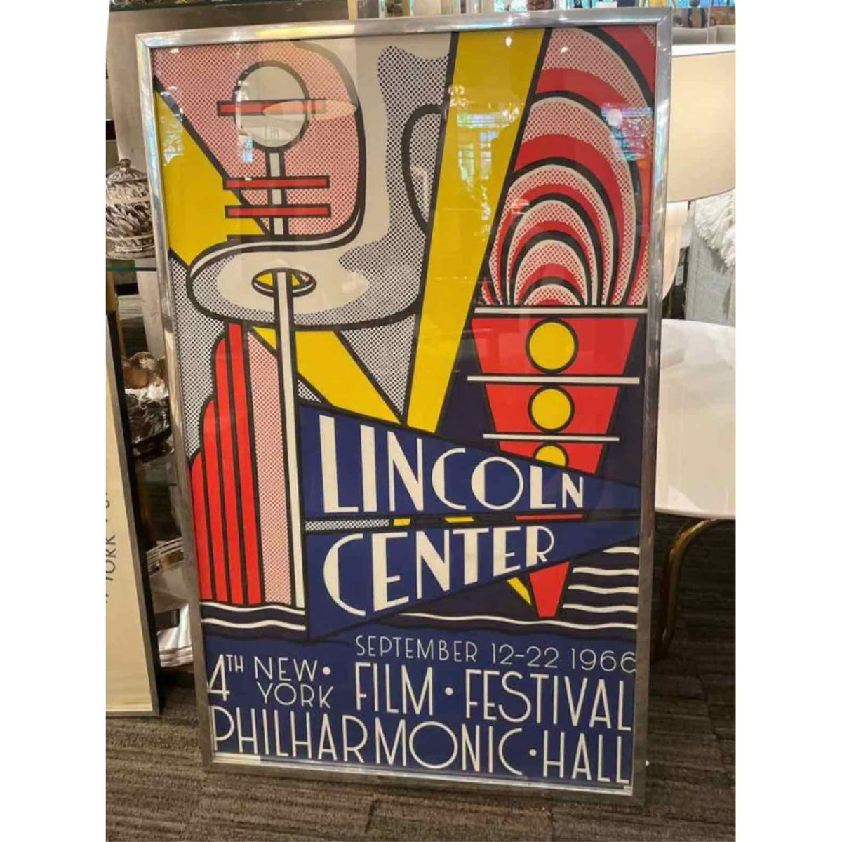 1966 Lichenstein/Lincoln Center Film Festival Poster
