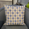 Pair of Blue Dots Square Pillows