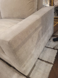 Gray Velvet Claremont Queen Sleeper Sofa by Vanguard