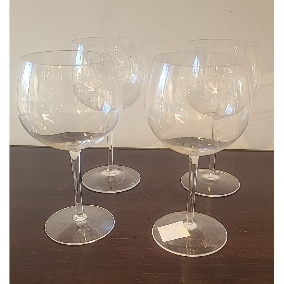 Set of Four Fine Red Wine Balloon Glasses