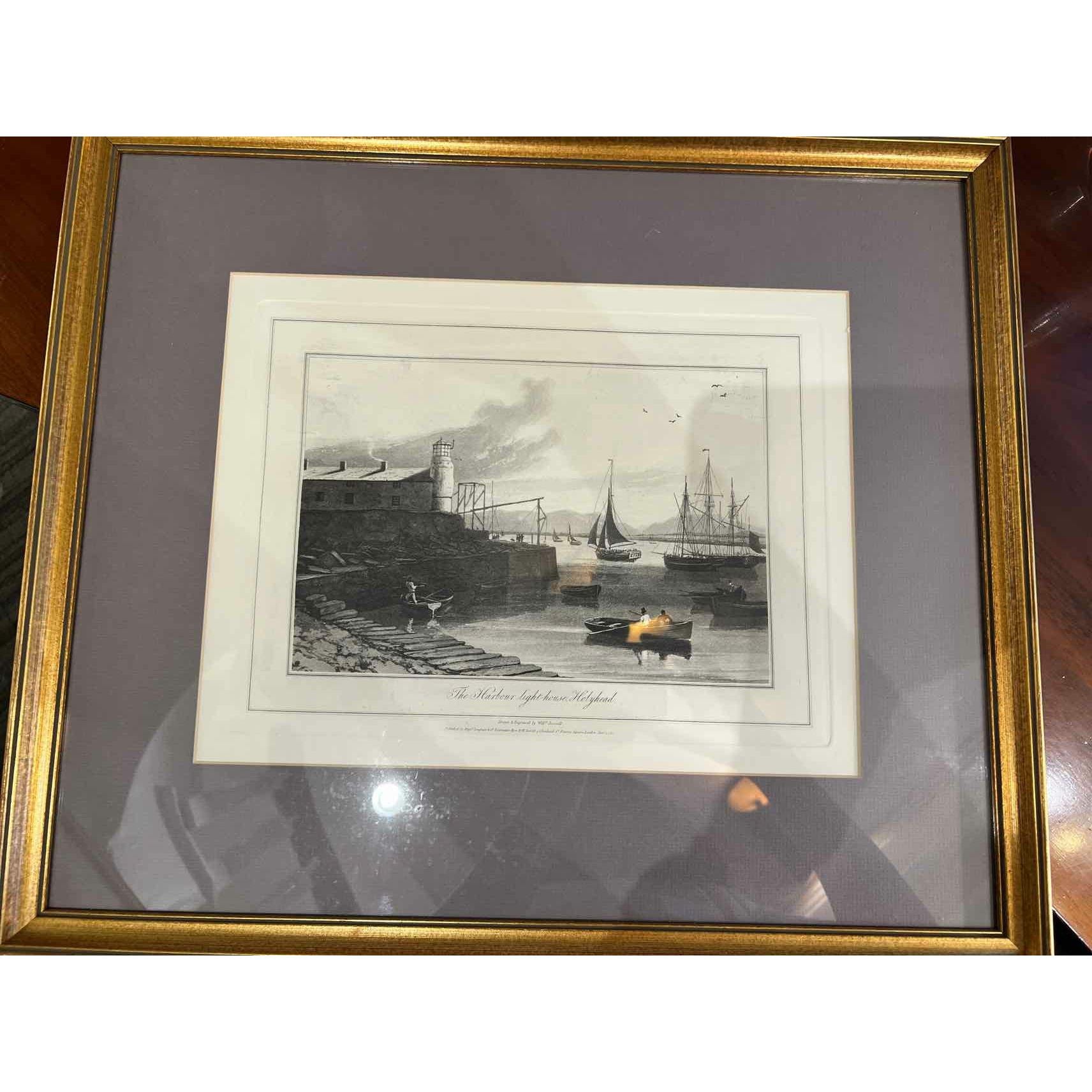 "The Markons Light House, Holyhead" by William Daniell