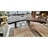 Live Edge Suar Wood Dining Table by Andrianna Shamaris
