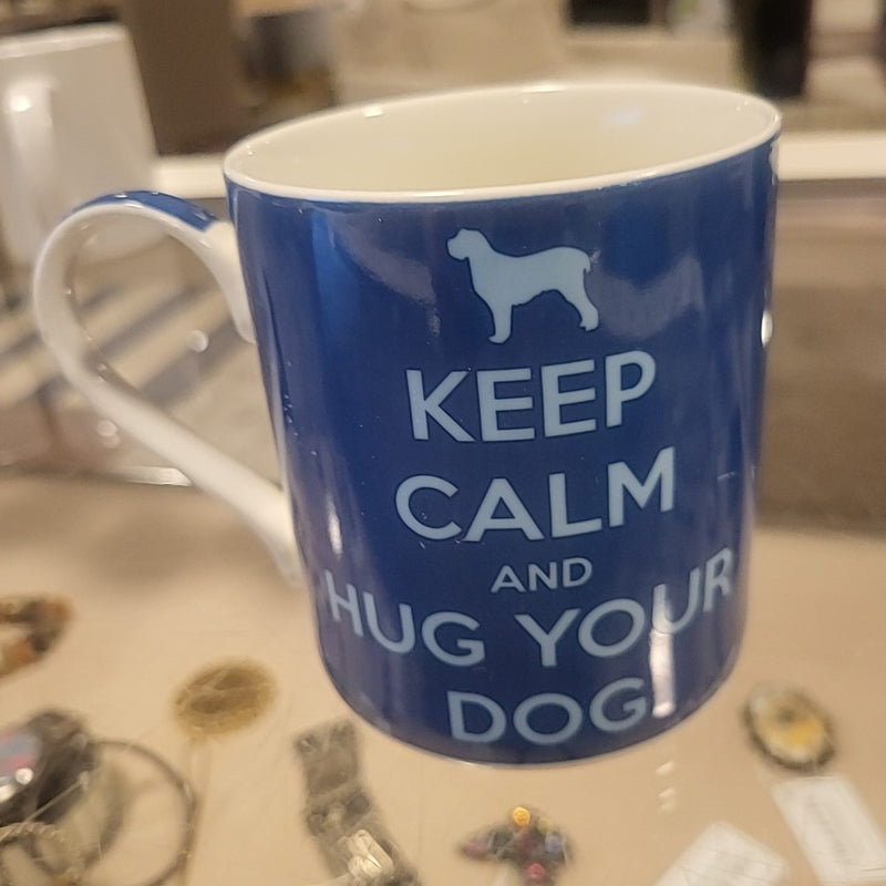 Ceramic "Keep Calm & Hug Your Dog" Mug