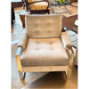 PAIR of Gray Velvet & Chrome Milo Baughman Chairs
