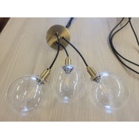 Mini Gambit 3-Light Brass Chandelier by Visual Comfort