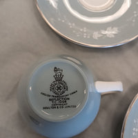 SET of 6 Espresso w/ 8 Saucers by Royal Doulton "Reflection"