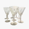 Set of 6 1940's wine glasses