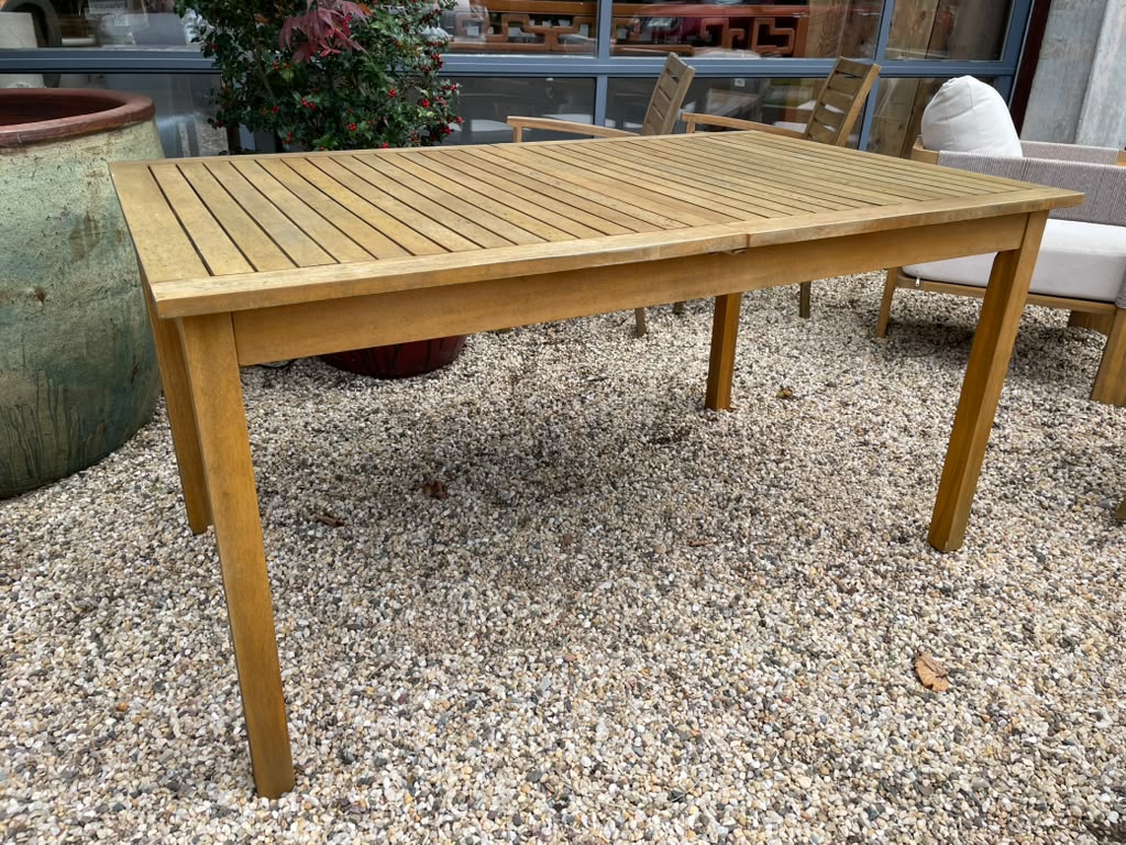 Teak Outdoor Extendable Dining Table