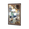 Large Ridged Metal Frame Mirror by Mark Humphrey Gallery