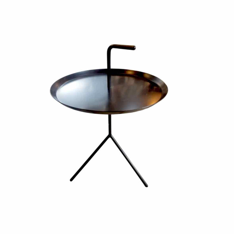 HAY DLM Black Powder Coated Steel Side Table