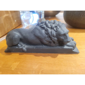 Black Lion Statue