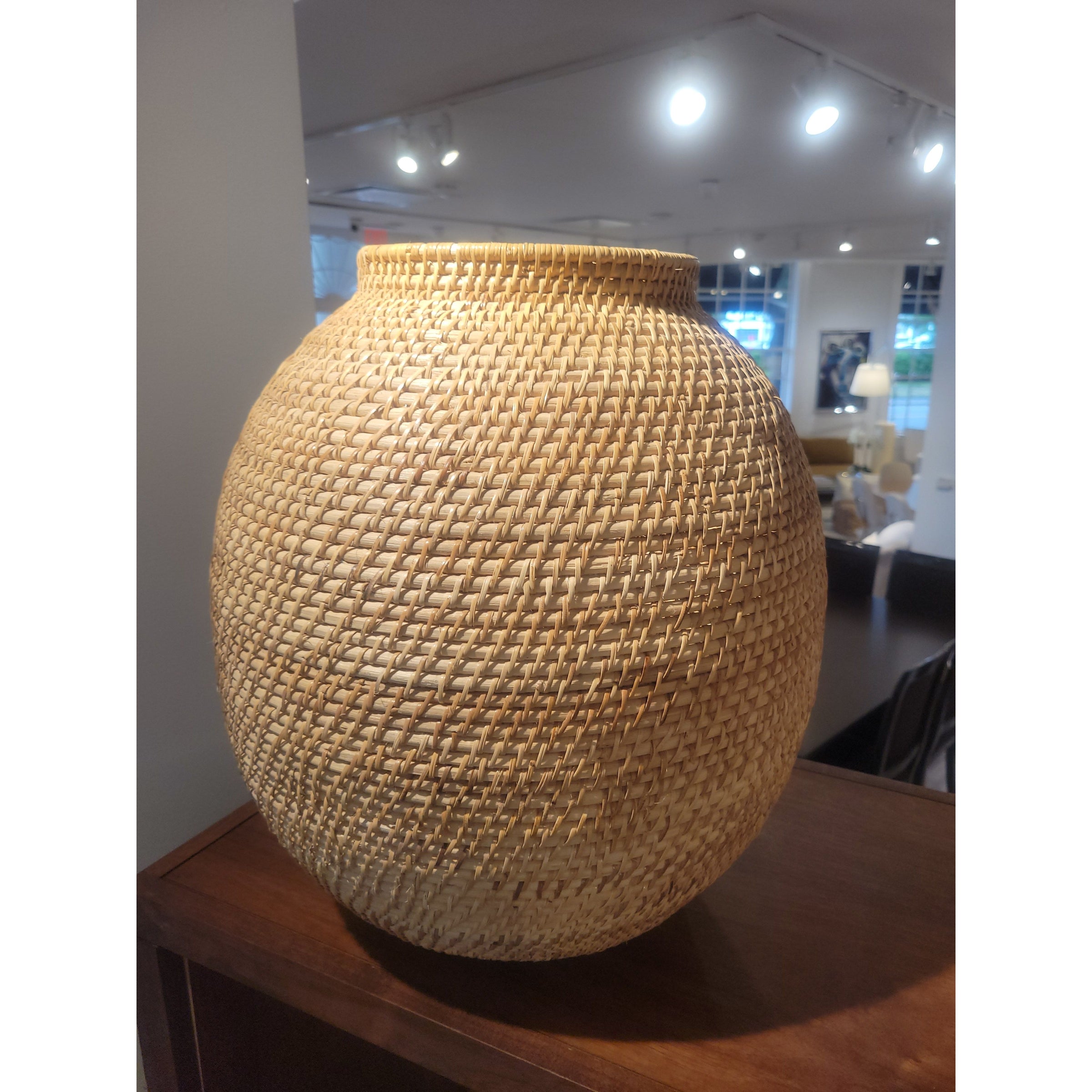 Natural Woven Rattan Basket
