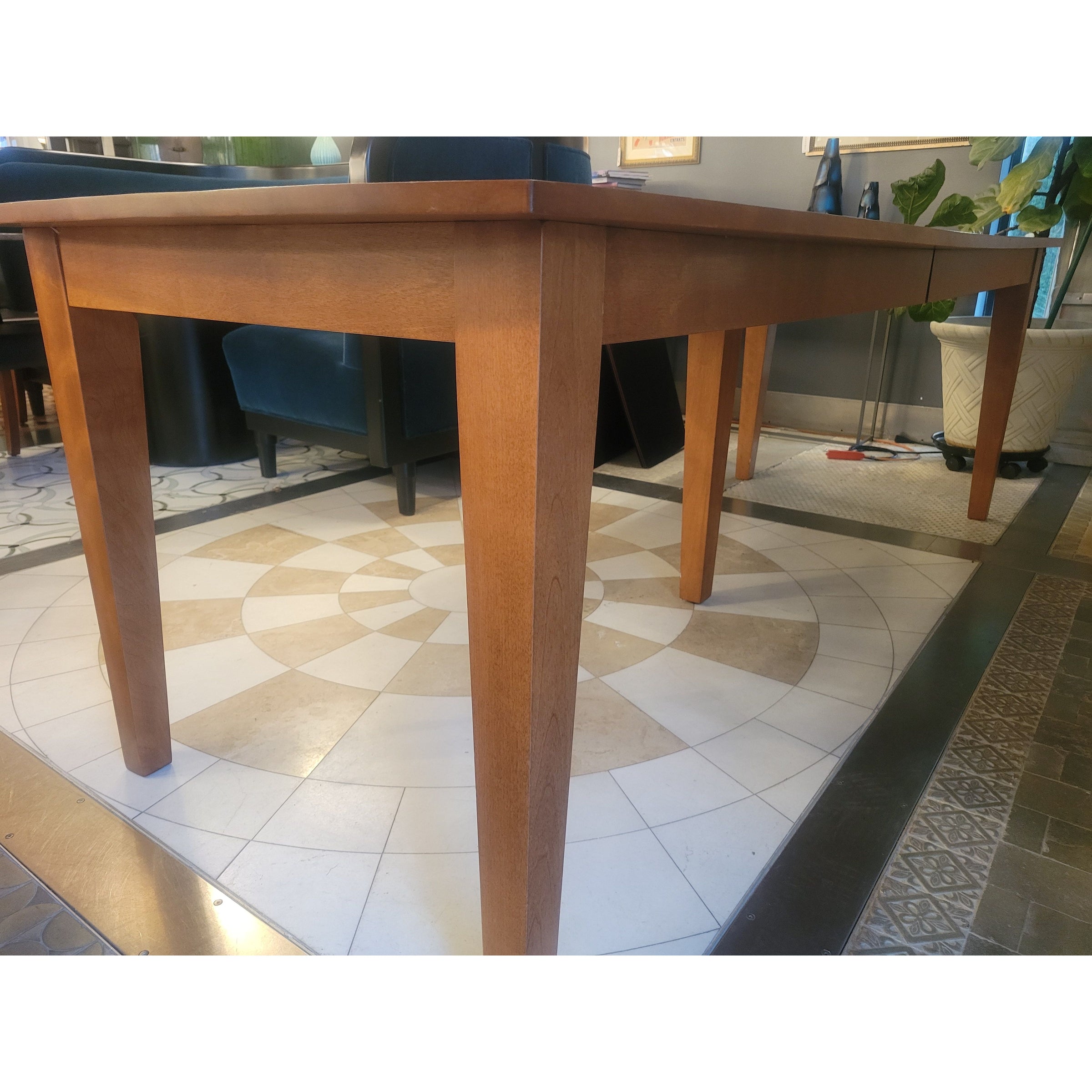 Custom Cherry Wood Dining Table by Dinec