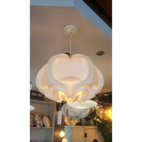 White Wave Form Pendant Light - colletteconsignment.com