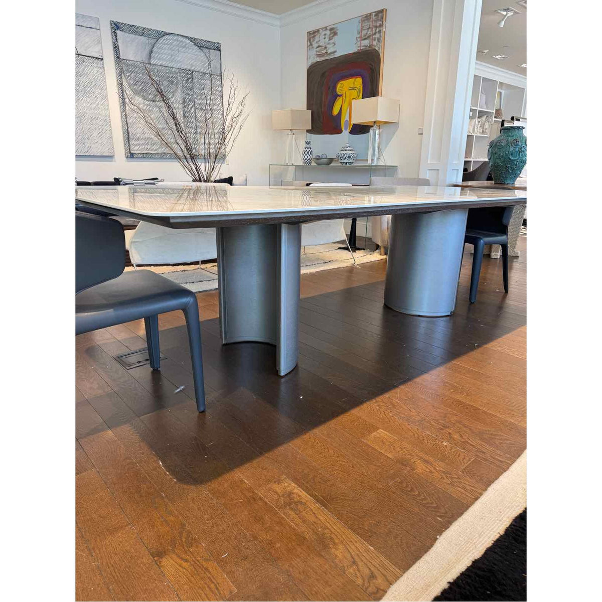 Dekton Marble Top Dining Table by Adriana Hoyos