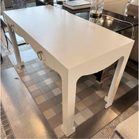 'Jordan' Regency Scalloped Console / Writing Desk by Bungalow 5 - colletteconsignment.com