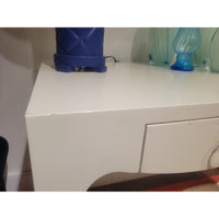 'Jordan' Regency Scalloped Console / Writing Desk by Bungalow 5 - colletteconsignment.com