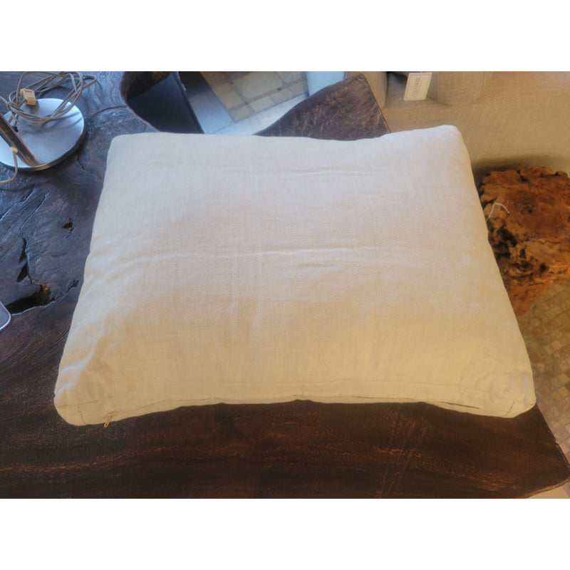 Beige Rectangular Pillow